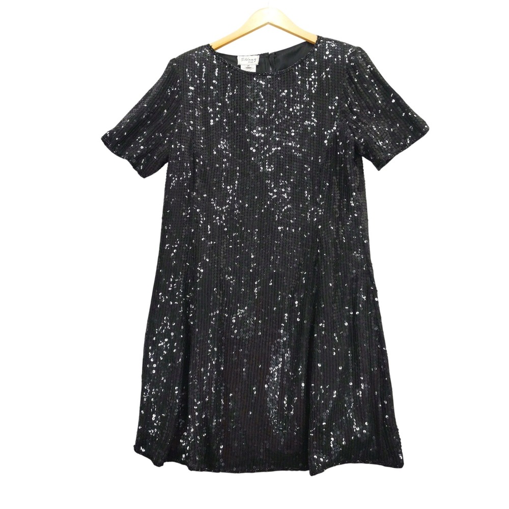 Stenay Black Sequin Mini Dress